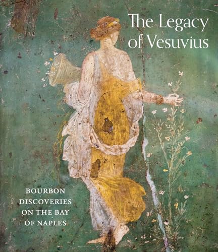 Book cover depicting a faded fresco of a woman with flowers.