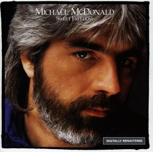 Close-up portrait of Michael McDonald on the "Sweet Freedom" CD cover.