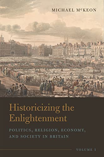 Book cover: “Historicizing the Enlightenment” with a historical cityscape illustration.