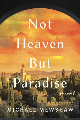 Book cover: Tuscan landscape with a church tower under a golden sky.