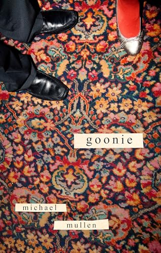 Book cover with feet on ornate carpet and stacked text.