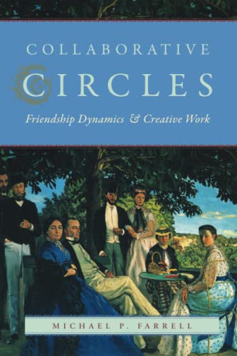 Book cover: "Collaborative Circles" with a painting of people in a park.