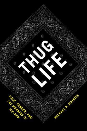Book cover: "Thug Life" with paisley background and white text.