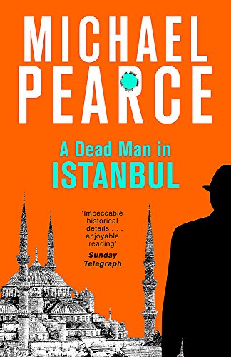 Book cover: orange background, silhouette, Istanbul skyline, and title text.