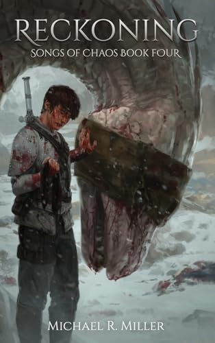 Book cover depicting a man with a sword facing a monstrous, organic structure.