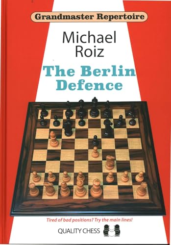 Chess book cover featuring a chessboard and the title "The Berlin Defence".