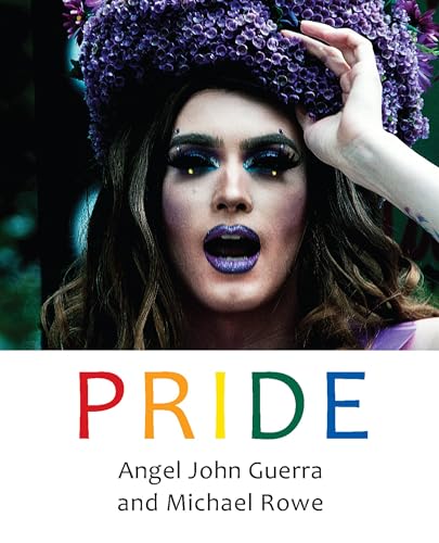 Book cover featuring a person with dramatic purple makeup and floral headpiece.
