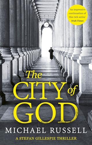 Book cover: "The City of God" with a long, colonnaded hallway image.