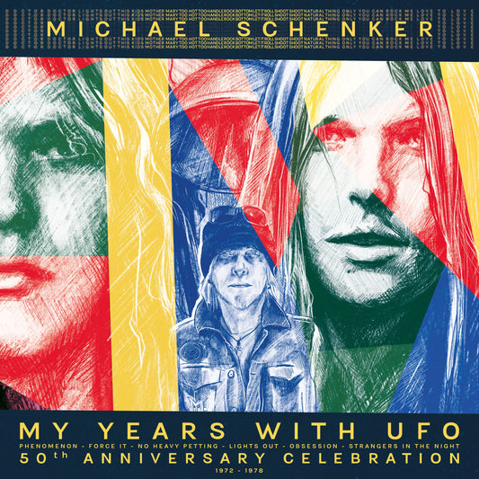 CD cover for Michael Schenker’s “My Years with UFO,” featuring a portrait.