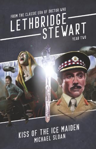 Book cover featuring characters from Doctor Who, with a glowing sword.