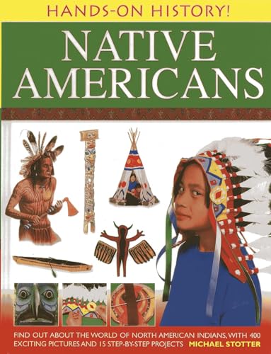 Book cover depicting Native American artifacts and people in traditional dress.
