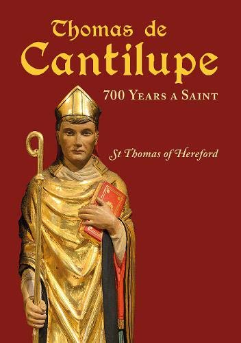 Book cover featuring a golden statue of Saint Thomas of Hereford.