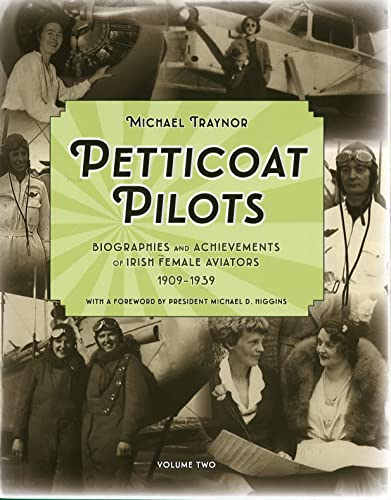Book cover featuring historical photos of Irish female pilots, 1909-1939.