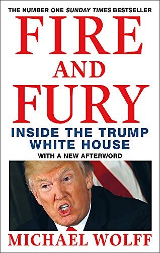 Book cover with bold title and author name on a dark background with flames.