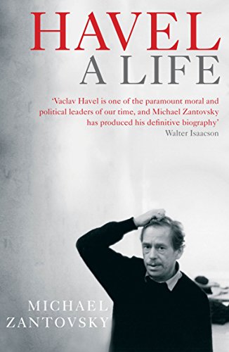 Book cover: "Havel : A Life" with a portrait of Václav Havel.