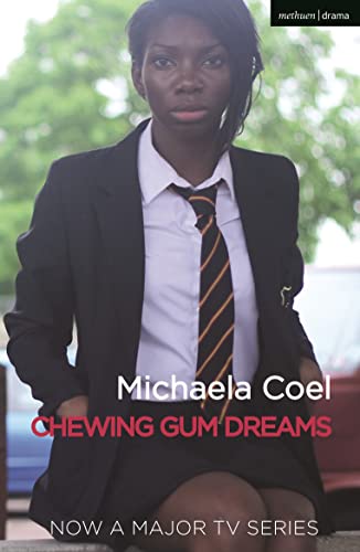 Book cover featuring Michaela Coel in a school uniform, looking ahead.
