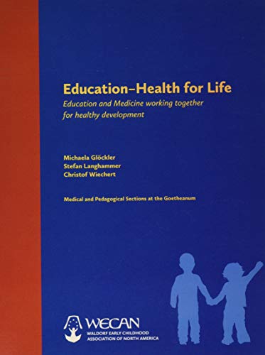Book cover: "Education—Health for Life" with silhouettes of two children.