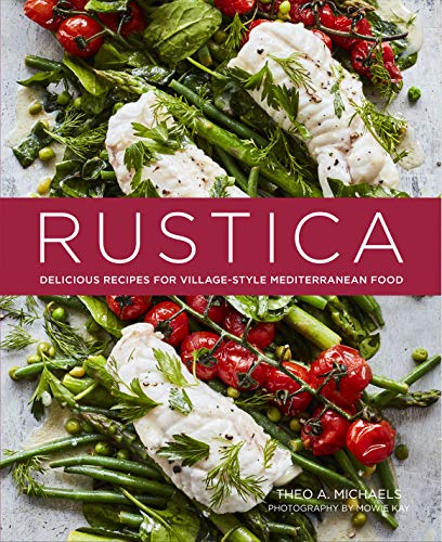 Cookbook cover featuring fish, tomatoes, green beans, and herbs.