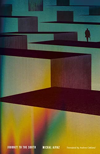 Book cover: abstract geometric shapes, a lone figure, and title "Journey to the South".
