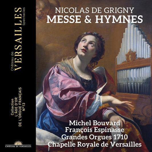CD cover: Baroque painting of a woman with an organ, text details.