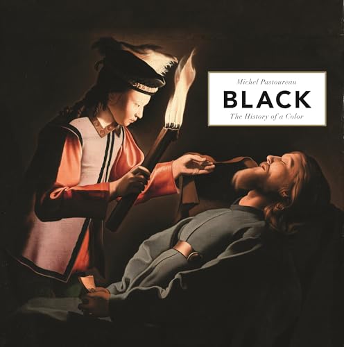 Book cover: “Black: The History of a Color” with Renaissance painting.