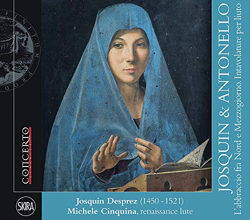 A CD cover featuring a Renaissance painting of a woman in a blue headscarf.