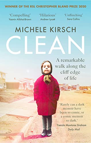 Book cover: "Clean" by Michele Kirsch, featuring a girl in a red coat.