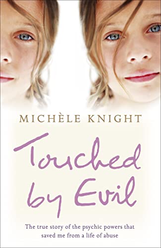 Book cover: “Touched by Evil” features a young girl’s mirrored portrait.