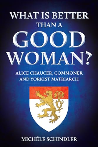Book cover with title, author name, and a heraldic shield design.
