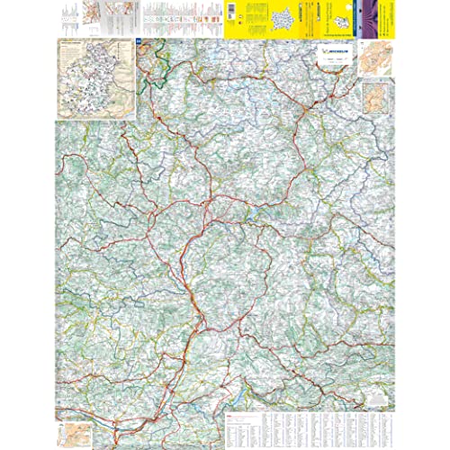 Folded Michelin map of Alpes-de-Haute-Provence, Hautes-Alpes region with roads.