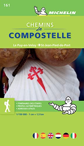 Michelin map cover for the Camino de Compostelle pilgrimage route.