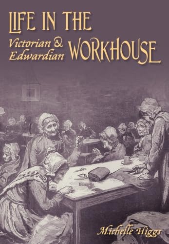 Book cover depicting a crowded, dimly lit Victorian workhouse scene.