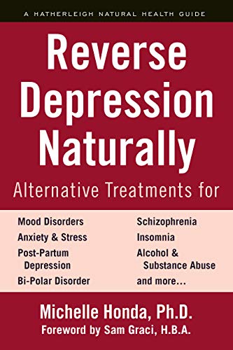 Book cover: "Reverse Depression Naturally" by Michelle Honda, Ph.D.