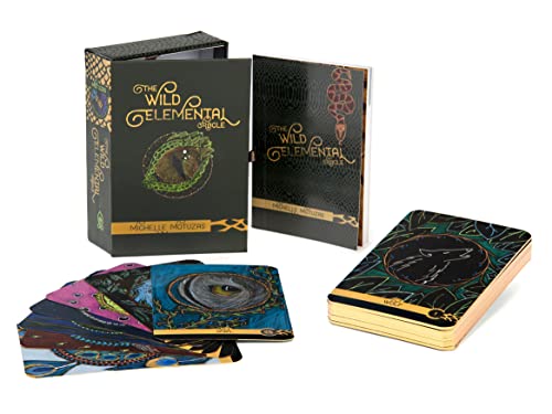 Oracle card deck and box with colorful, illustrated animal and eye imagery.