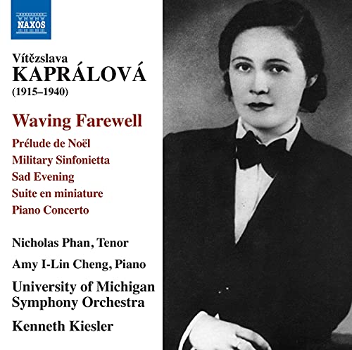 CD cover with black and white photo of a woman in a tuxedo.