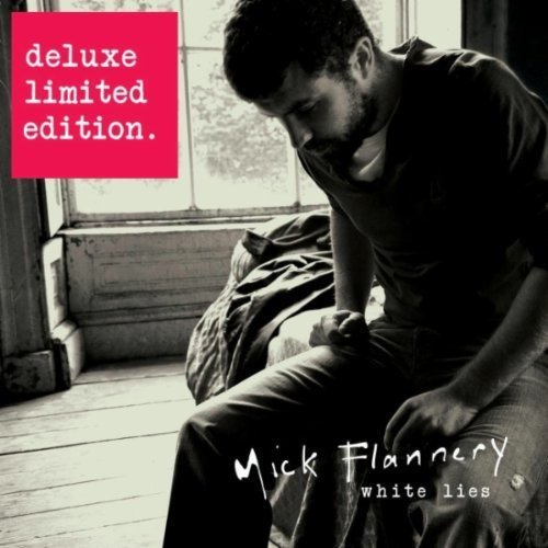 Mick Flannery album cover, a portrait of the singer in black and white.