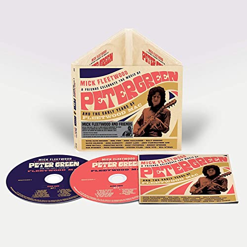 CD package for Mick Fleetwood tribute to Peter Green and Fleetwood Mac.