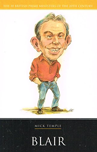 Caricature of Tony Blair in red shirt and jeans, book cover.