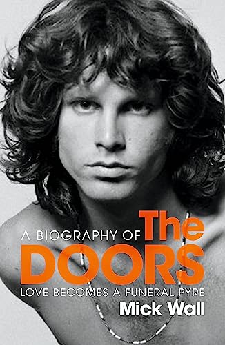 Book cover featuring a black and white portrait of Jim Morrison.
