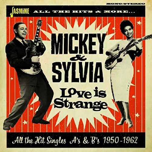 Album cover featuring Mickey and Sylvia with red background and starburst design.
