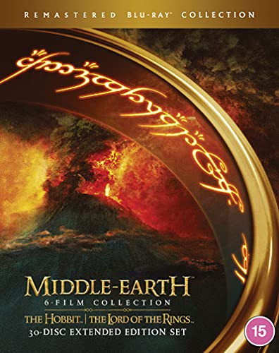 Blu-ray cover for “Middle-earth: 6-film Collection” featuring the One Ring.