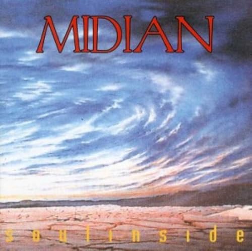 CD cover for Midian’s “Soulinside” with sky and cracked earth imagery.