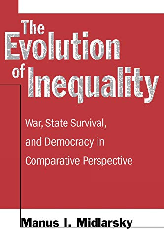 Book cover: "The Evolution of Inequality" by Manus I. Midlarsky.