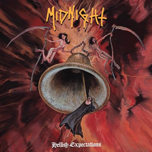 CD cover: dark fantasy art with scythes, figures, and a large bell.