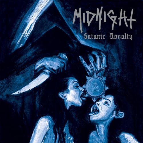 Album cover art featuring a hooded figure with a knife and two women.
