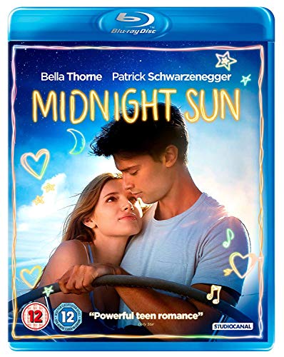“Midnight Sun” Blu-ray cover with Bella Thorne and Patrick Schwarzenegger.