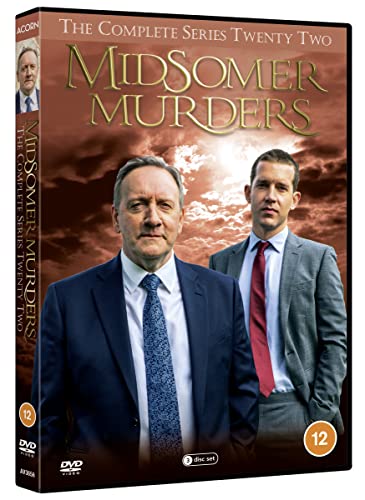 Midsomer Murders Series 22 DVD cover with two male detectives.