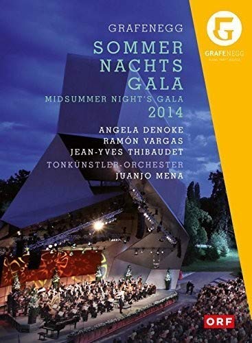 DVD cover for "Midsummer Nights Gala 2014" featuring a concert stage.