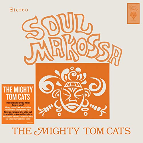 Vinyl record cover for “Soul Makossa” by The Mighty Tom Cats.