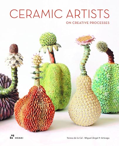 Book cover showing five colorful, textured ceramic sculptures resembling exotic fruits and plants.
